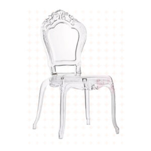 Chaise transparente contemporaine
