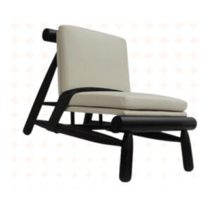 Fauteuil beige luxueux